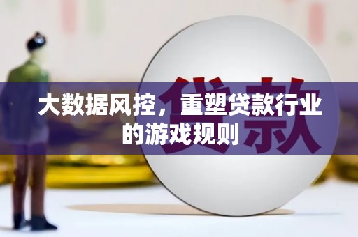 北京大数据风控，重塑贷款行业的游戏规则