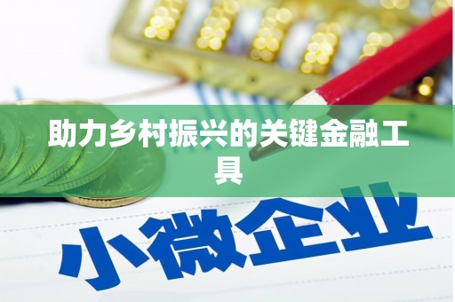 北京助力乡村振兴的关键金融工具