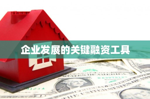 北京企业发展的关键融资工具