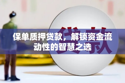 北京保单质押贷款，解锁资金流动性的智慧之选