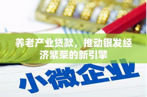 北京养老产业贷款，推动银发经济繁荣的新引擎