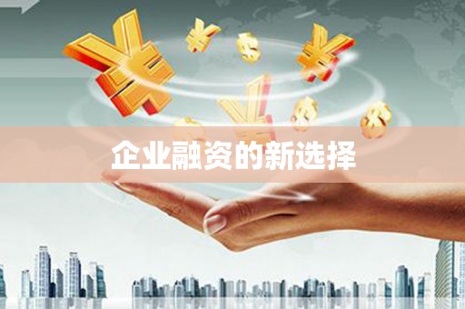 北京企业融资的新选择