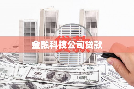 北京金融科技公司贷款