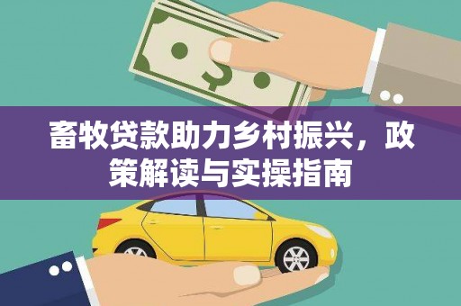 北京畜牧贷款助力乡村振兴，政策解读与实操指南