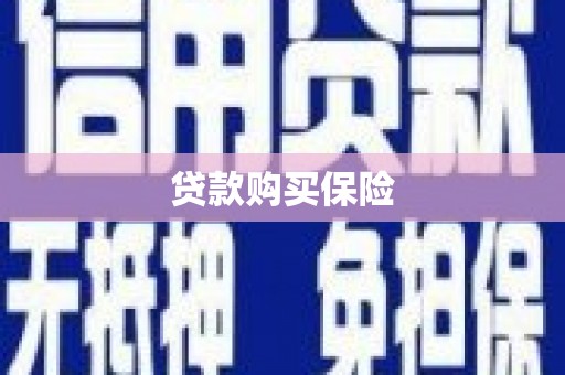 北京贷款购买保险
